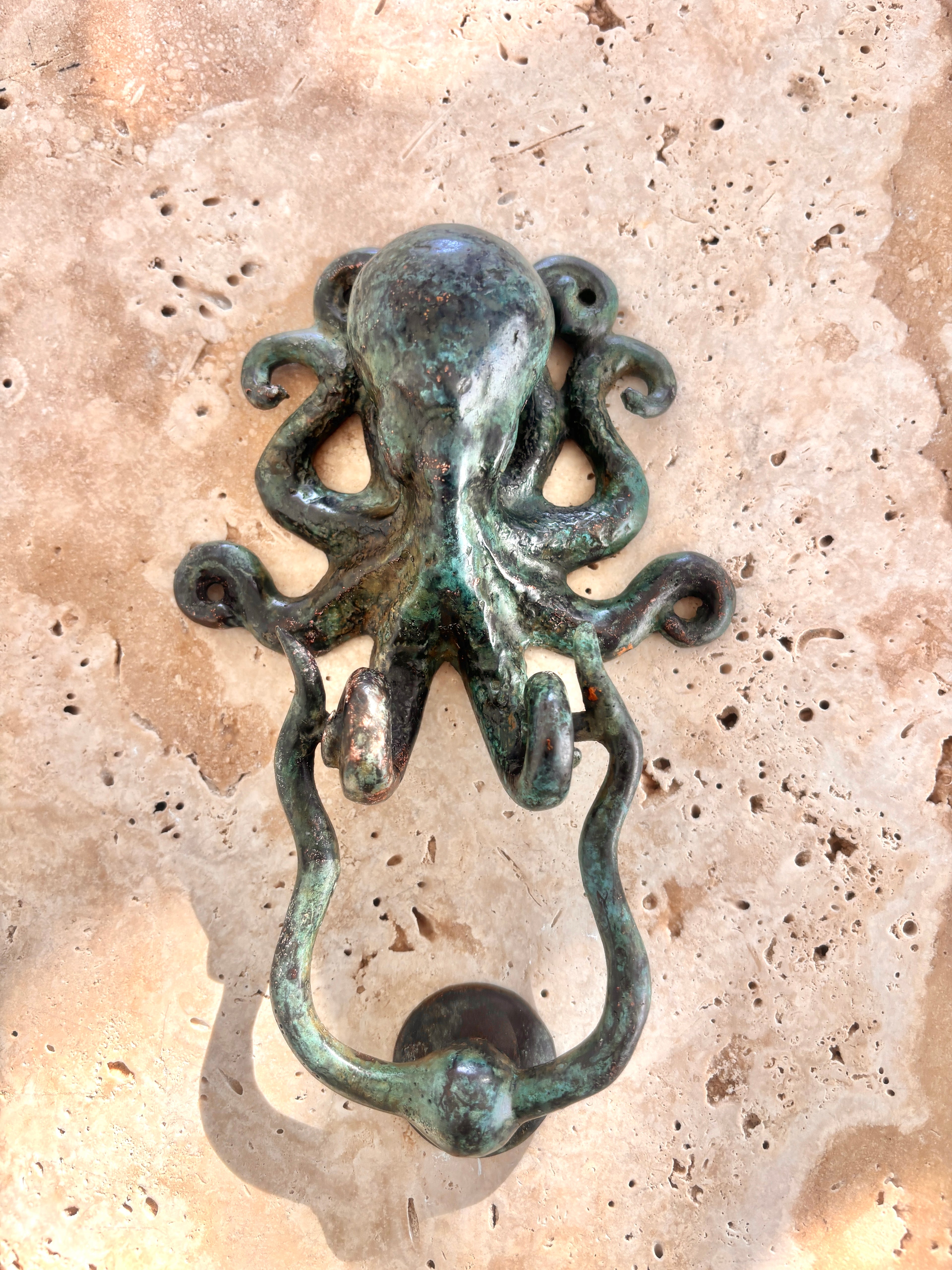 Aged Octopus Door Knocker