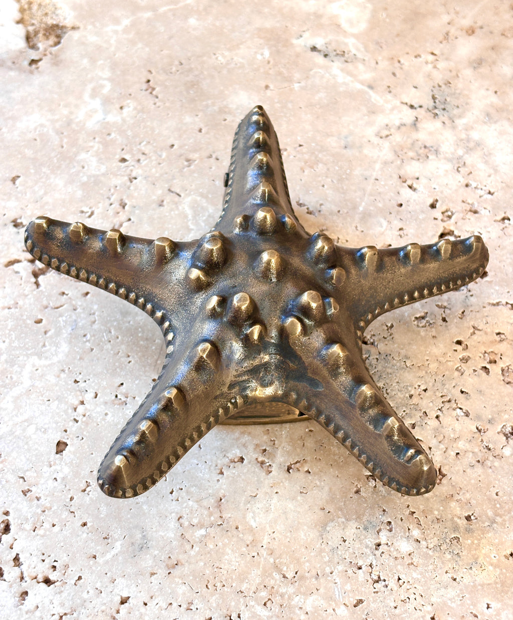 Brass Starfish Door Knocker