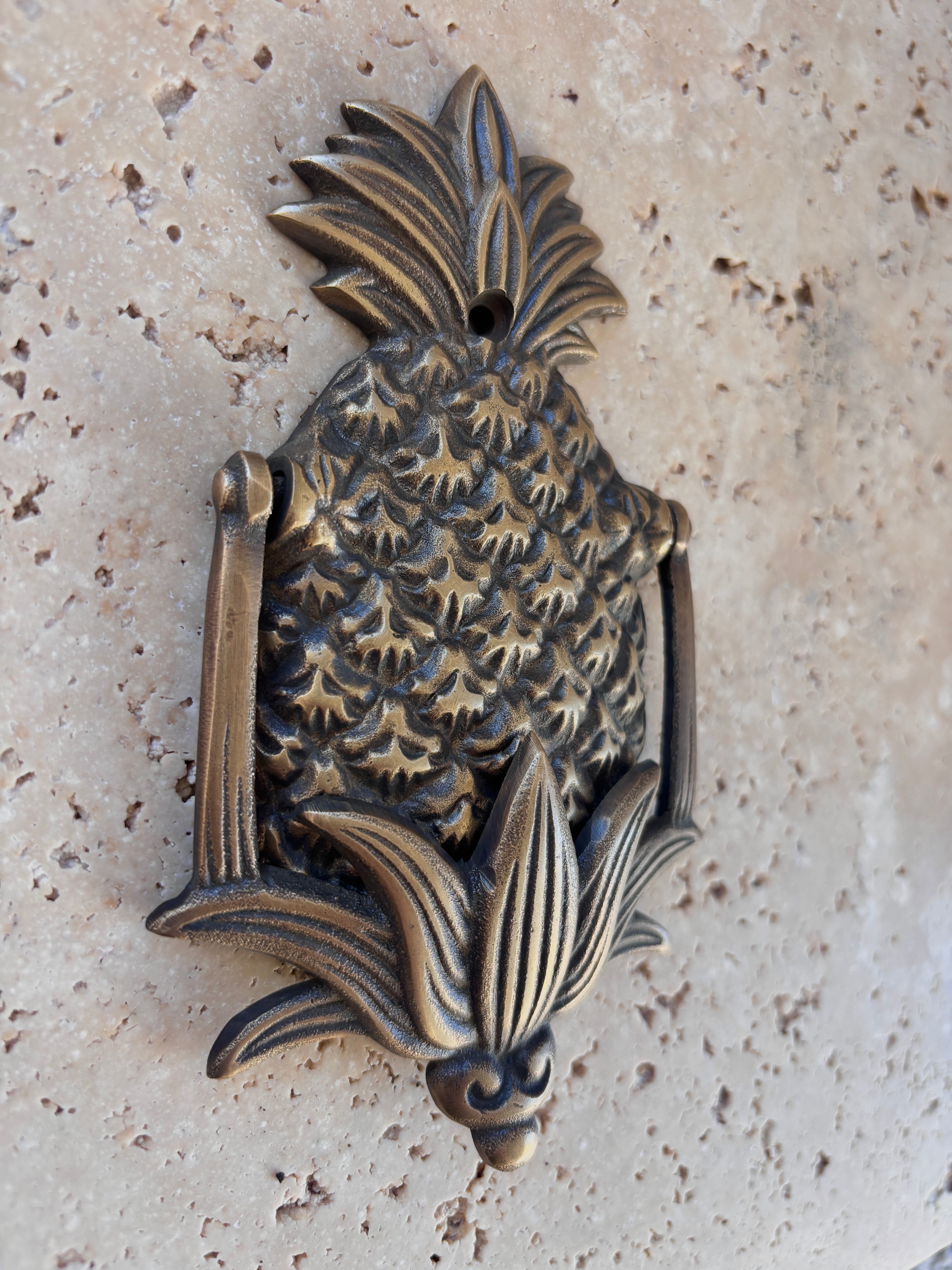Pineapple Brass Door Knocker | Small