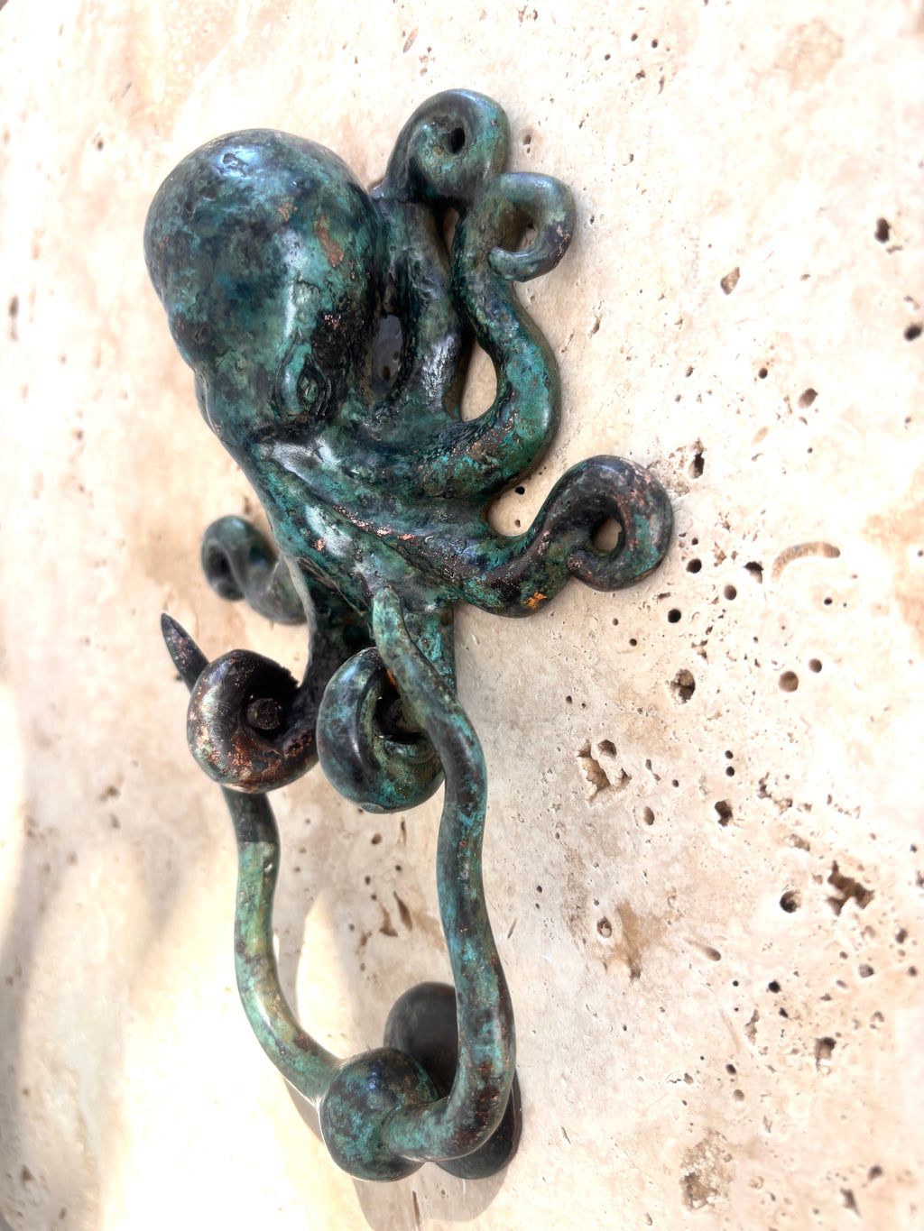 Aged Octopus Door Knocker