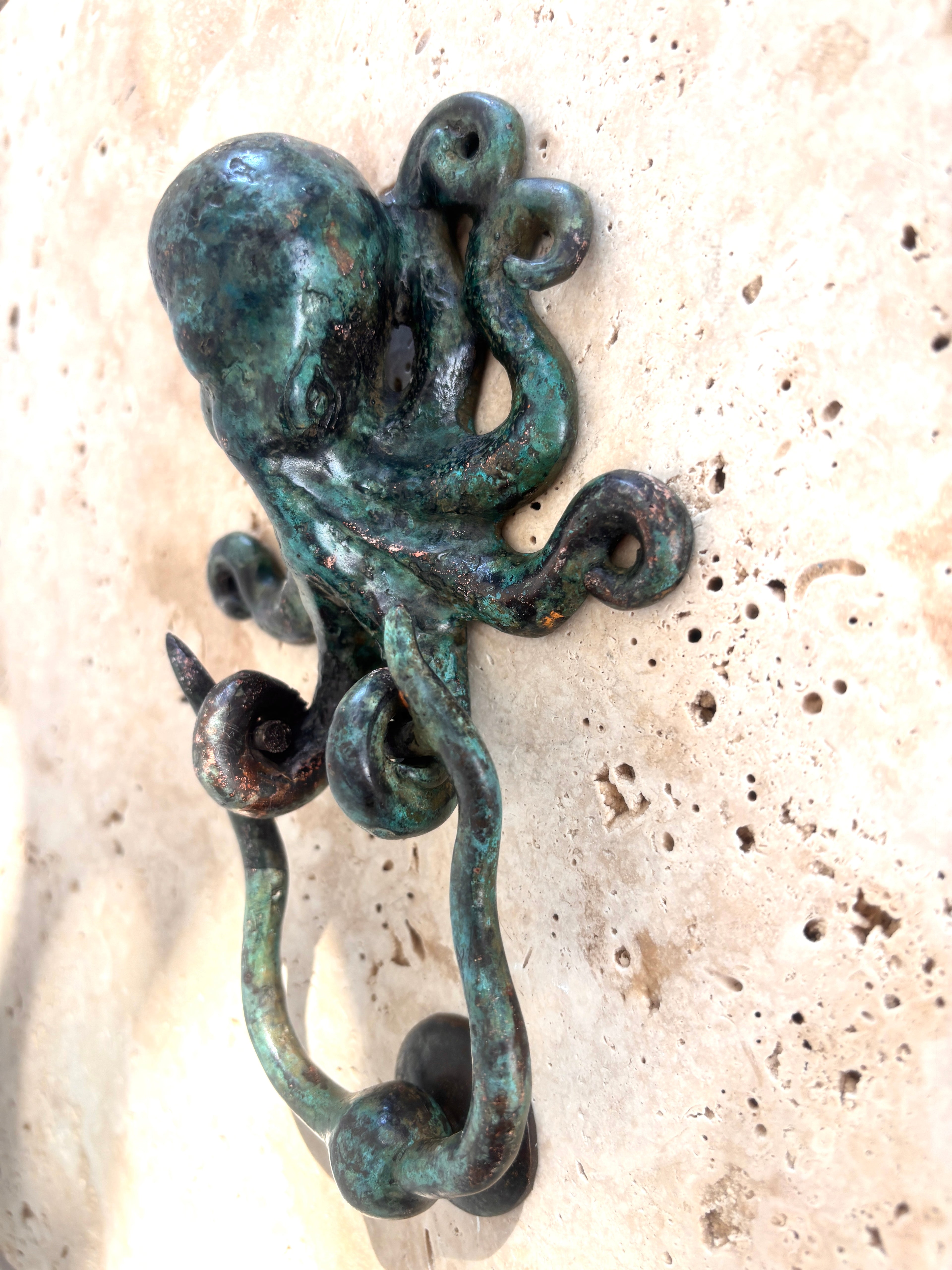 Aged Octopus Door Knocker