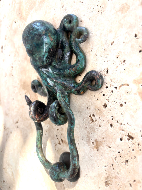 Aged Octopus Door Knocker