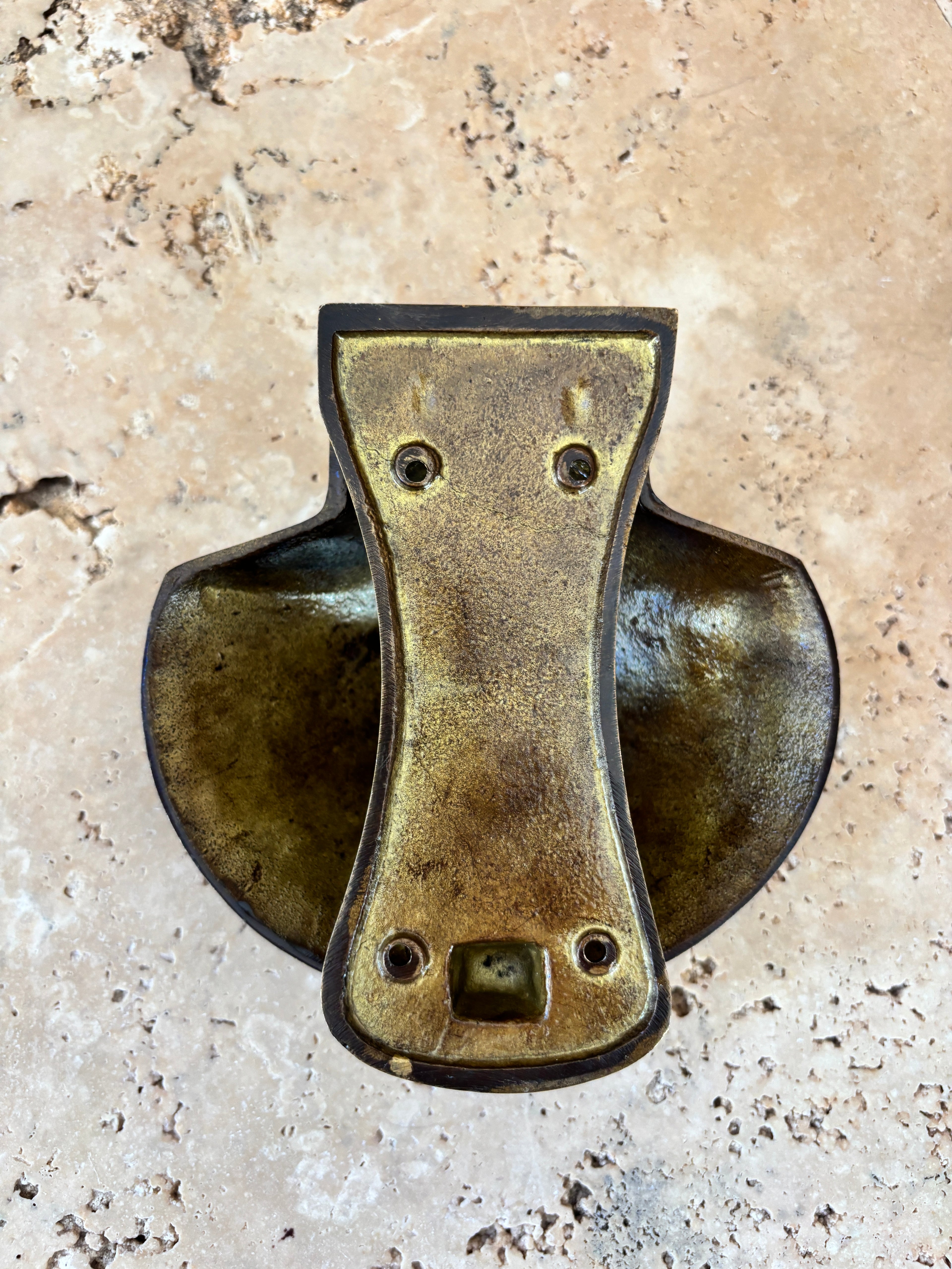 Scallop Shell Brass Door Knocker