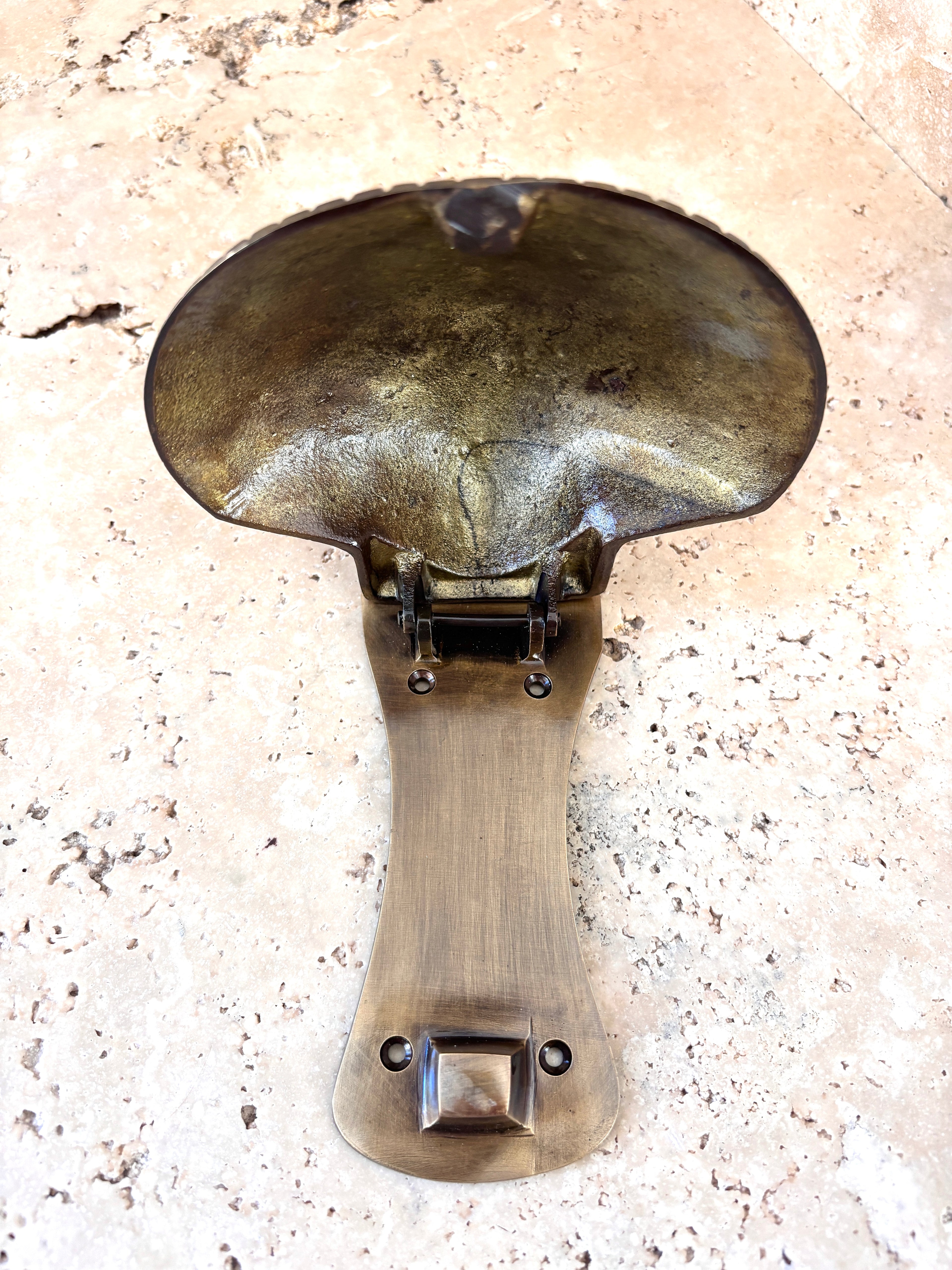 Scallop Shell Brass Door Knocker