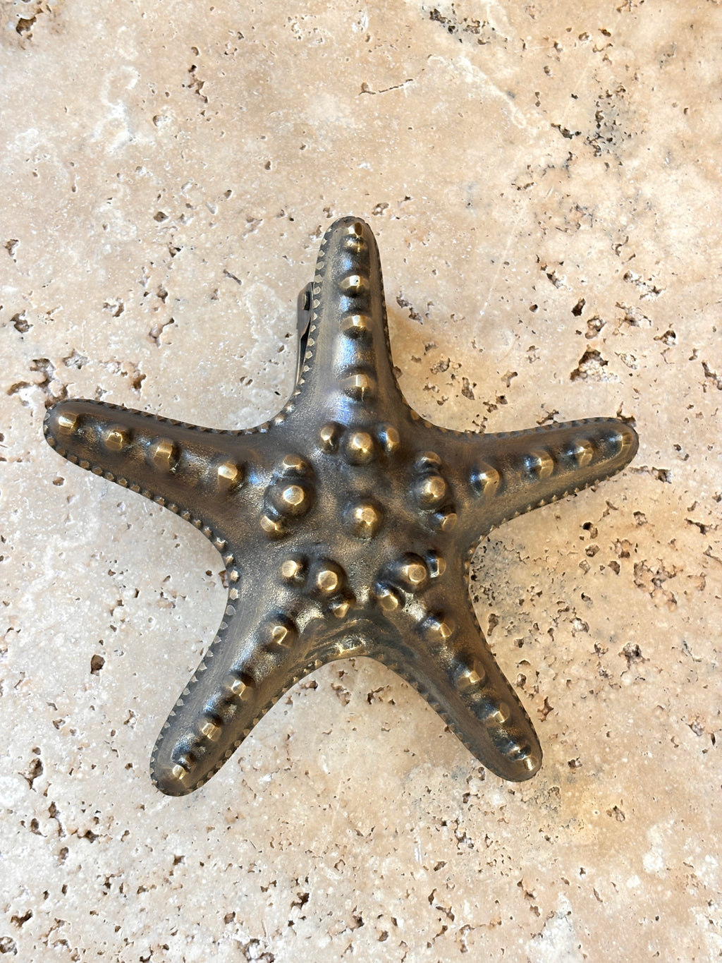 Brass Starfish Door Knocker