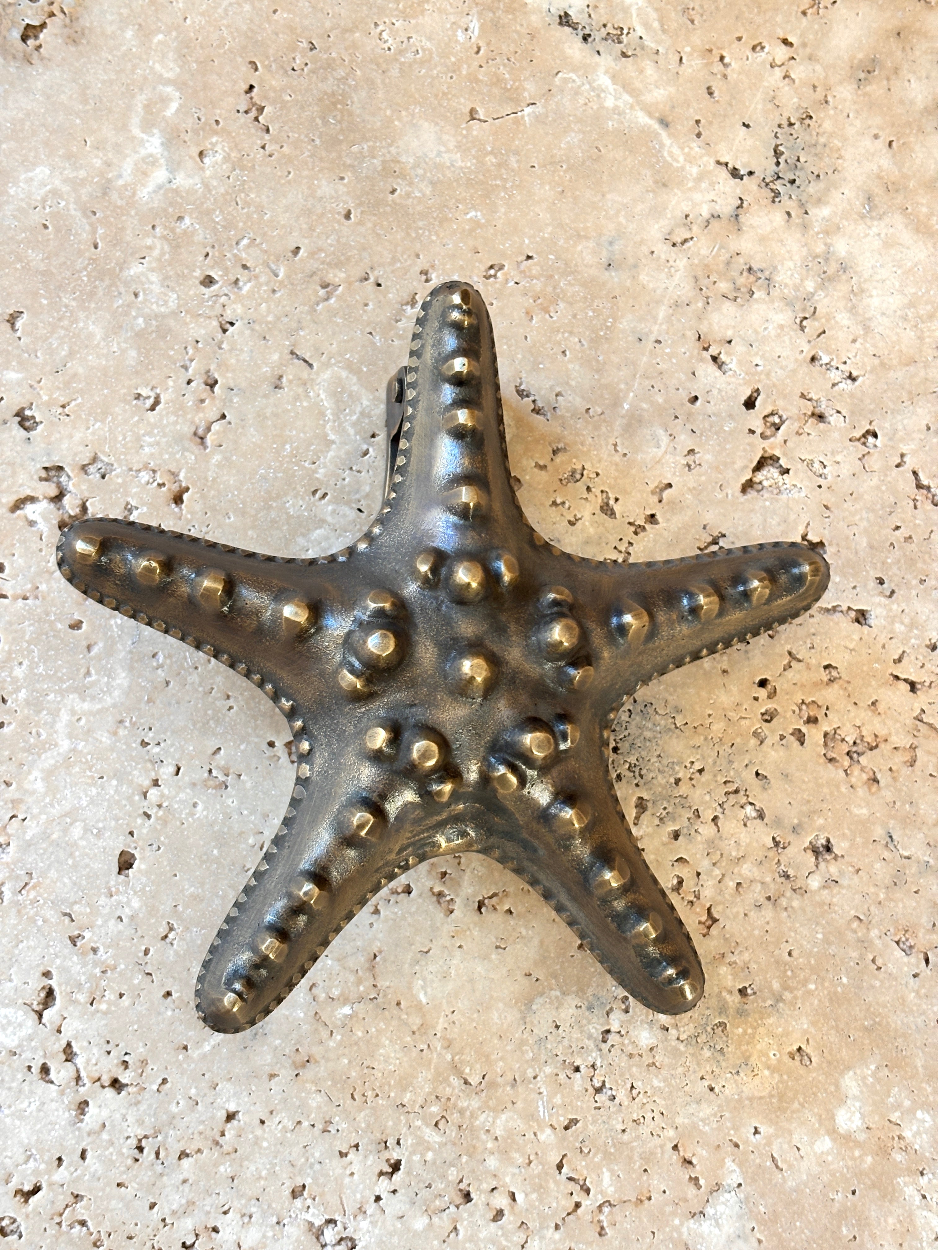 Brass Starfish Door Knocker