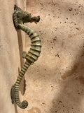 Aged Seahorse Door Pull