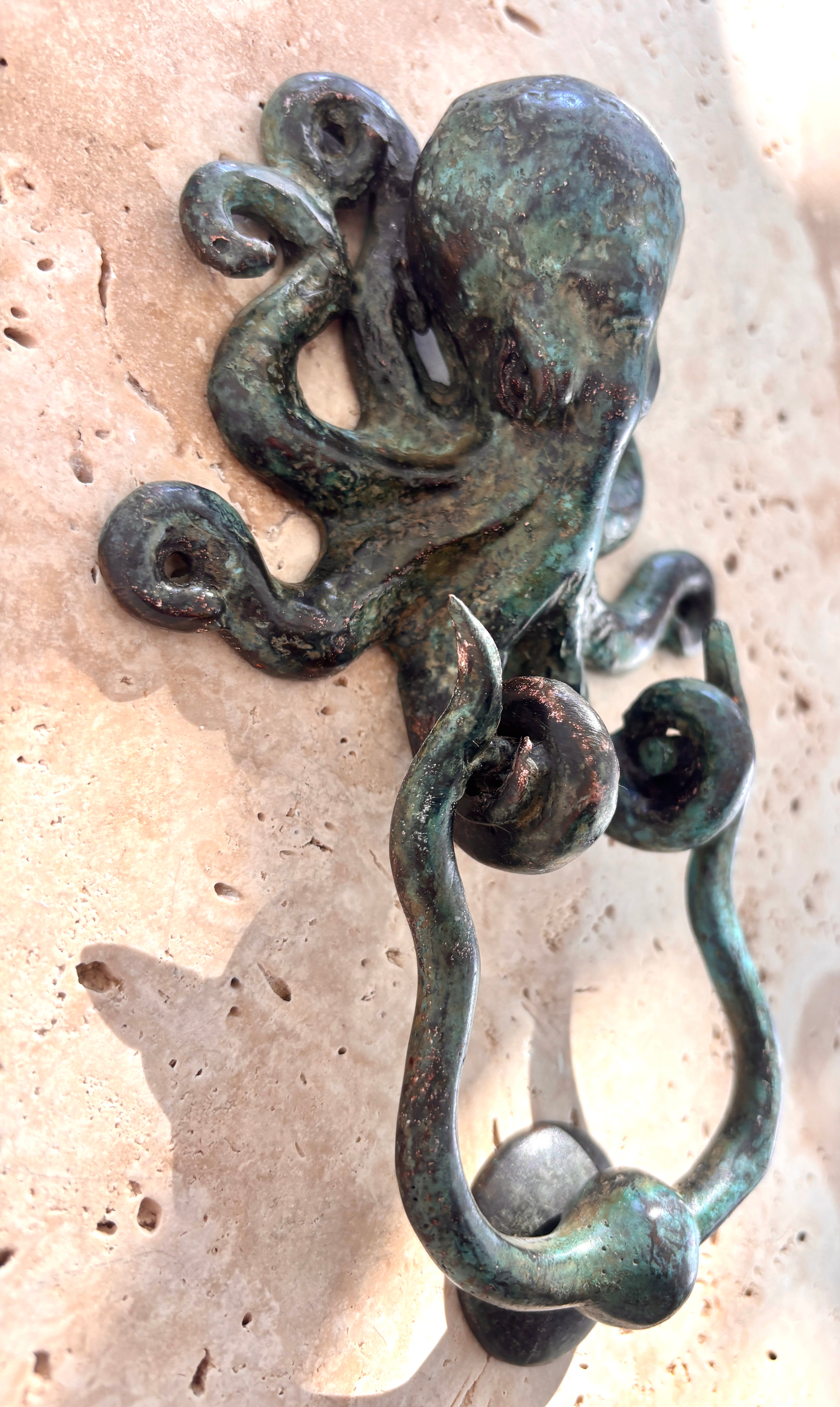 Aged Octopus Door Knocker